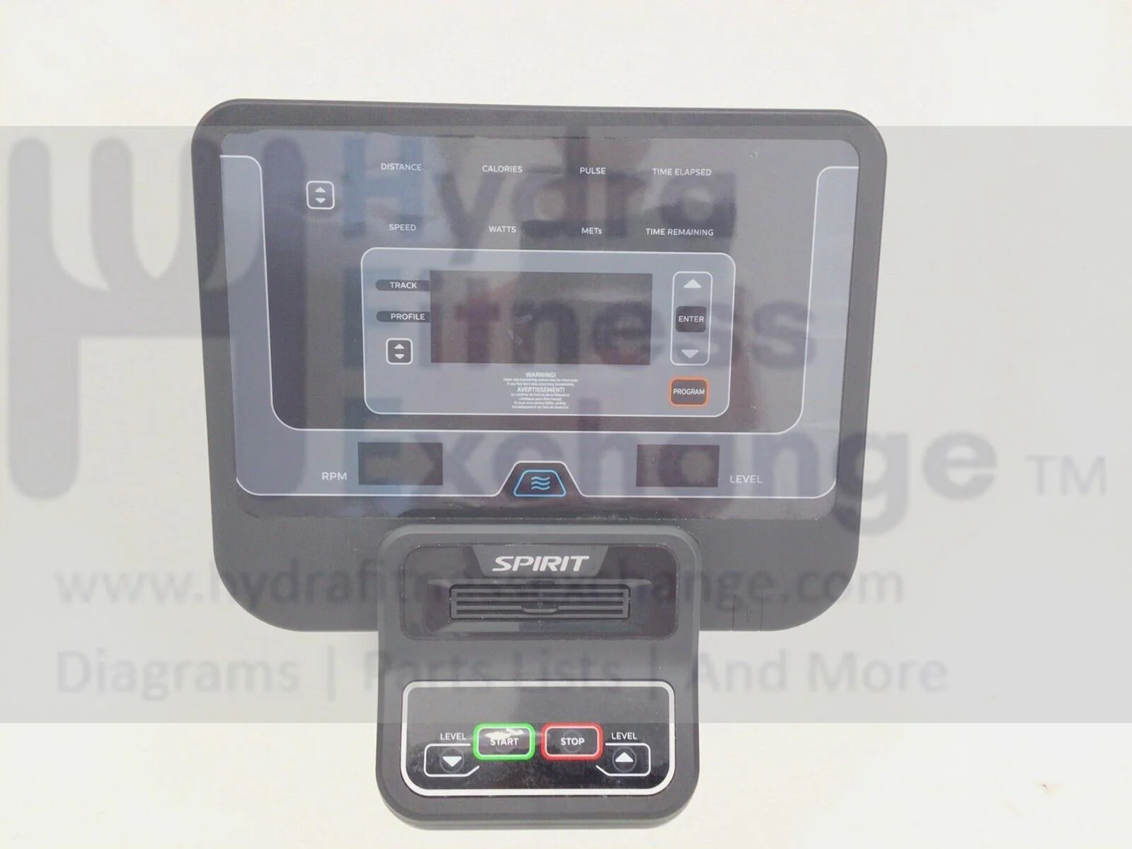 Spirit Fitness CE800 - 800042 Elliptical Display Console Assembly RZESE0270-21