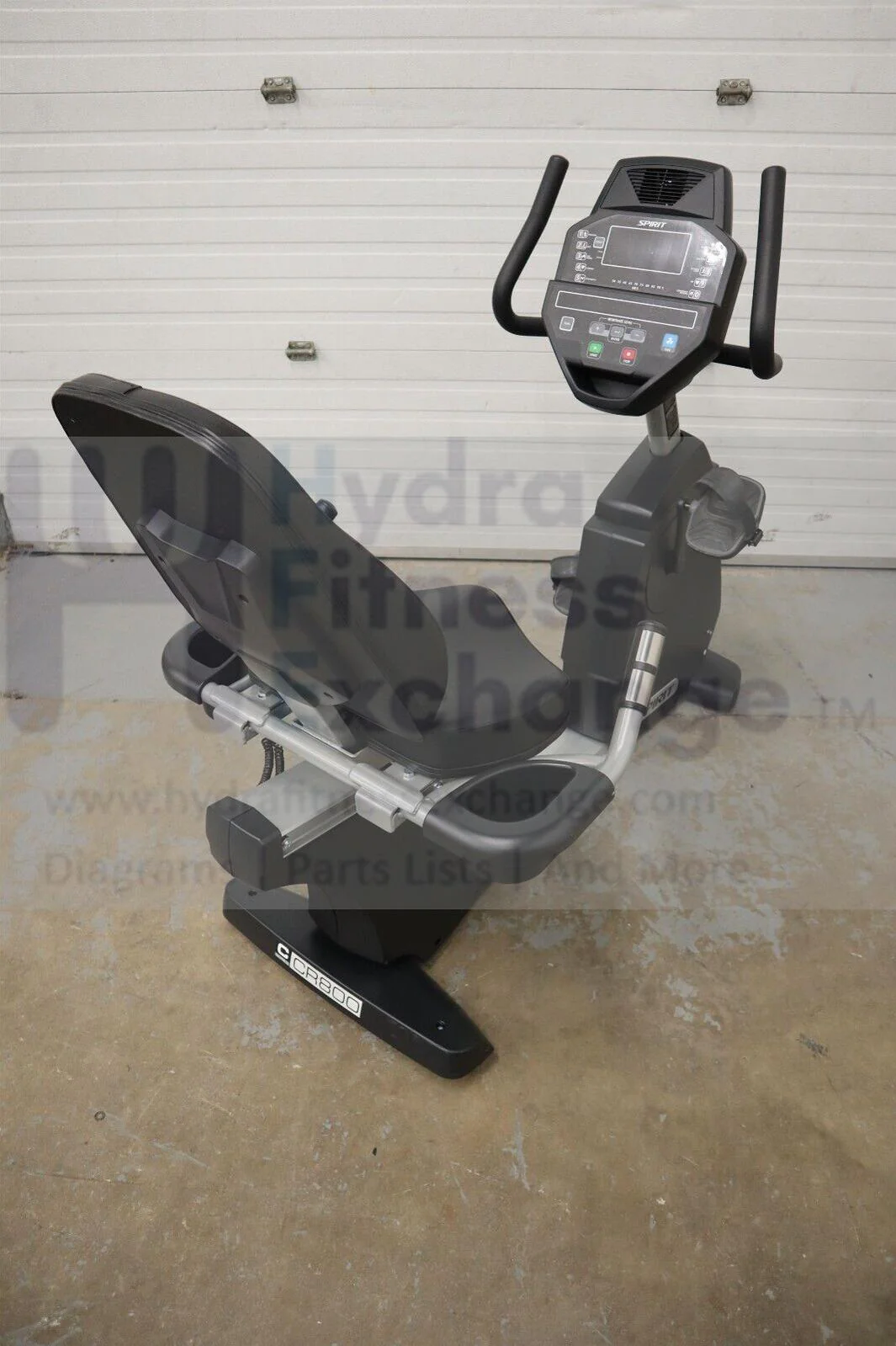Spirit Fitness CR800 800145 Recumbent Stationary Bike - Image 3
