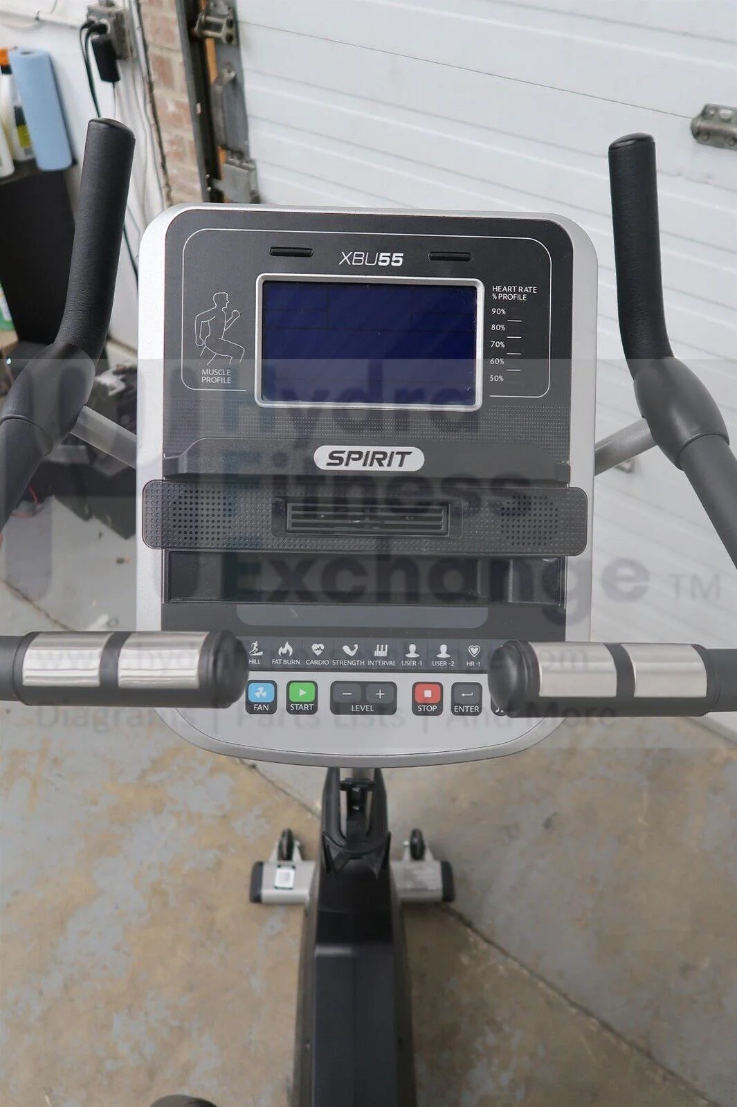 Spirit Fitness XBU55 2016 3Q 551215 Upright Stationary Bike - Image 3