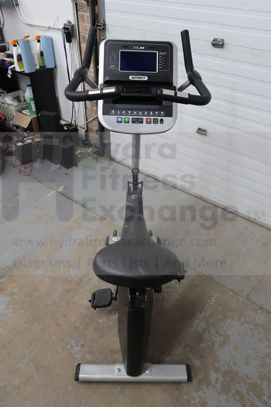 Spirit Fitness XBU55 2016 3Q 551215 Upright Stationary Bike - Image 4