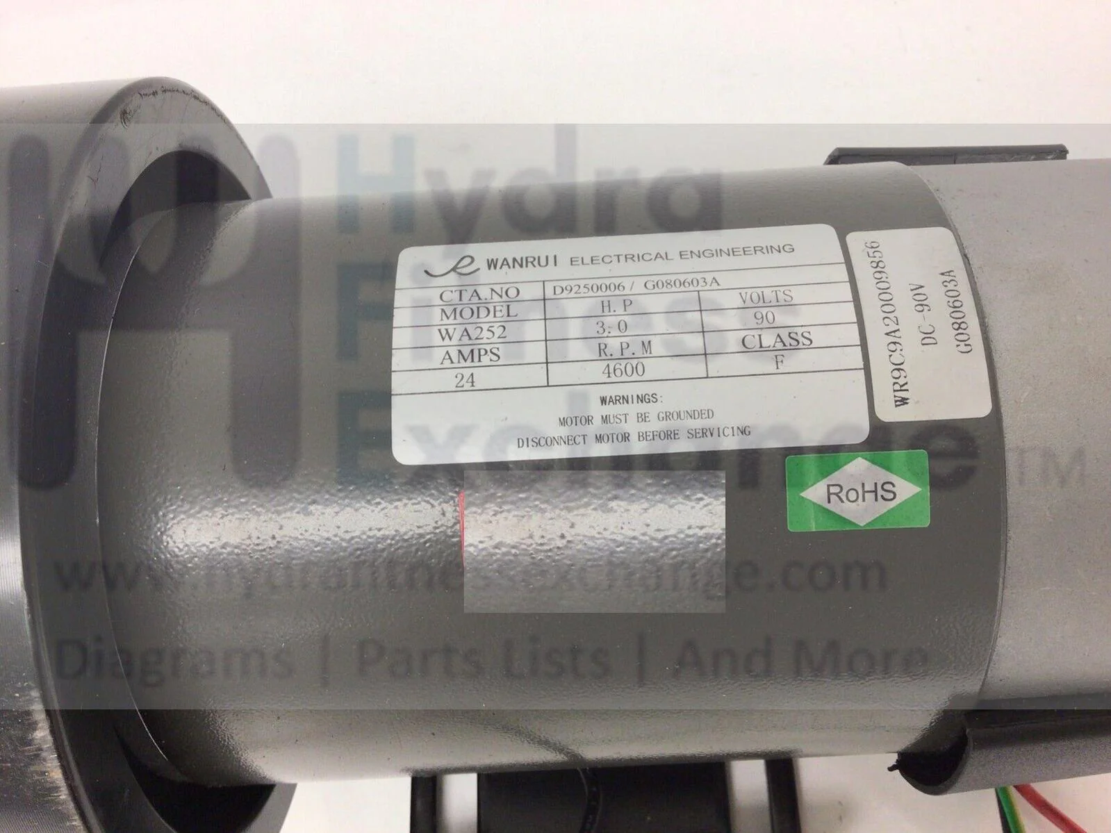 Spirit Fitness Xt285 Treadmill Dc Drive Motor With Flywheel CRG080603A - Image 2