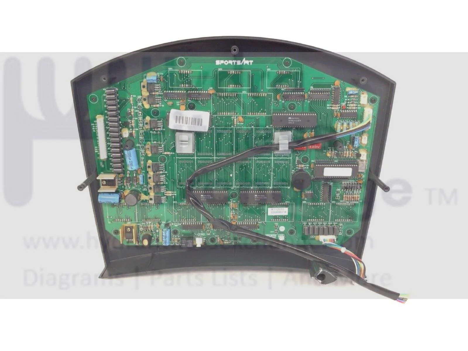 SportsArt 6300 HR 6300 Treadmill Display Console Panel TR63-92 - Image 2