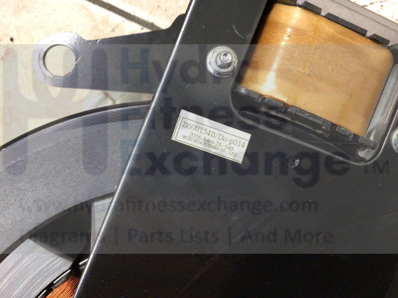 SportsArt XT9800-G Elliptical Chi Hua Magnetic Brake Generator Assembly B600154B - Image 2