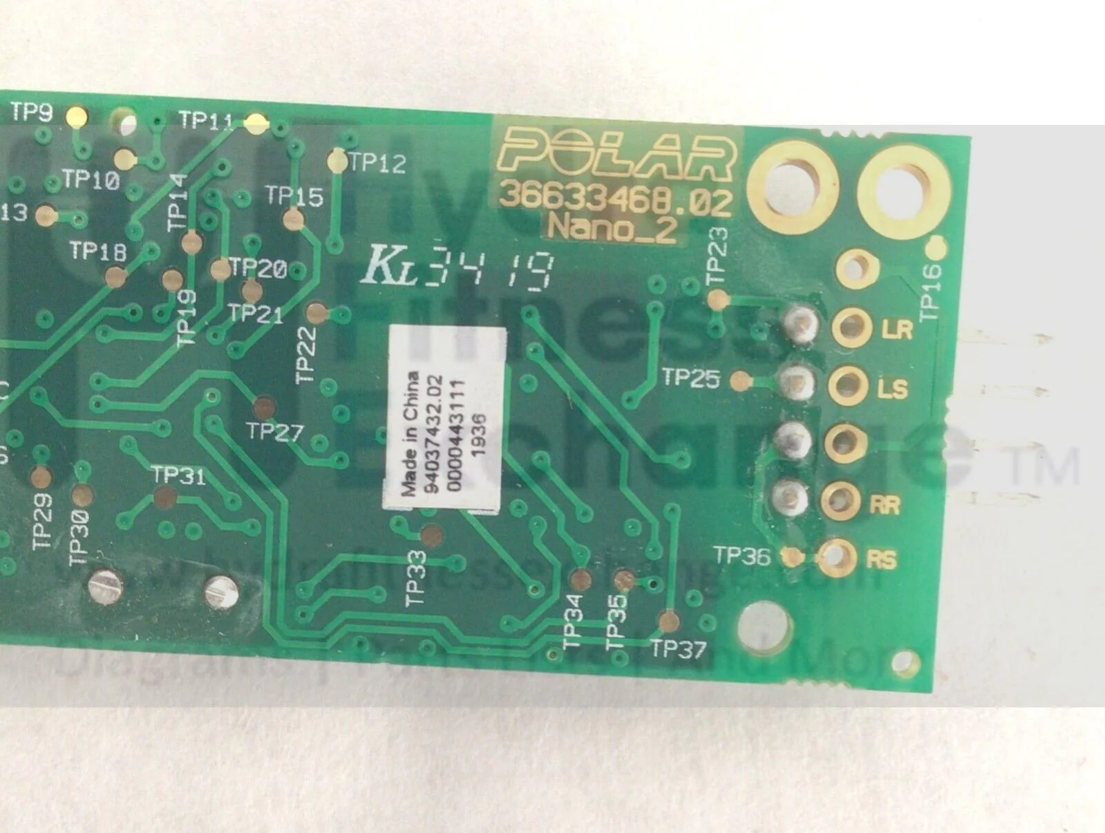 Star Trac Part Origin Unknown Polar Heart Rate Receiver Pulse Board 36633468.02 - Image 3