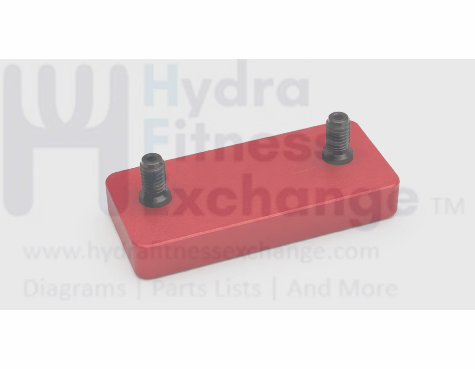 Star Trac Rectangular Bolt Stop (Red) Size 5 - 16 - 18 x 1.4cm Stationary Bike - Image 2