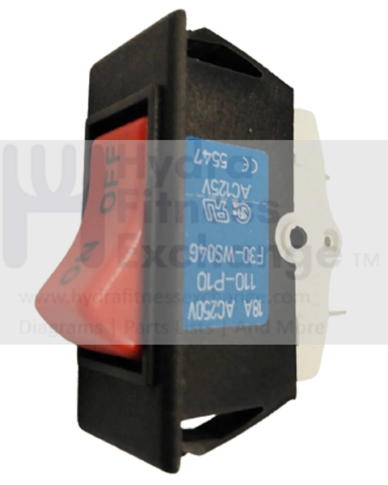 StarTrac Treadmill Power Rocker Switch on off 115v 2 Pole 470-0190 - Image 2
