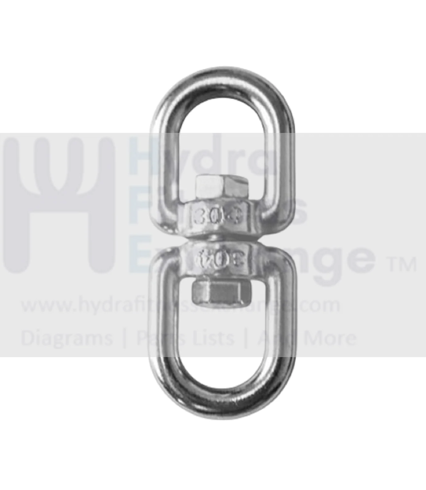 Steel Swivel Pivot Connector Size Diameter 8mm length 90mm Strength System