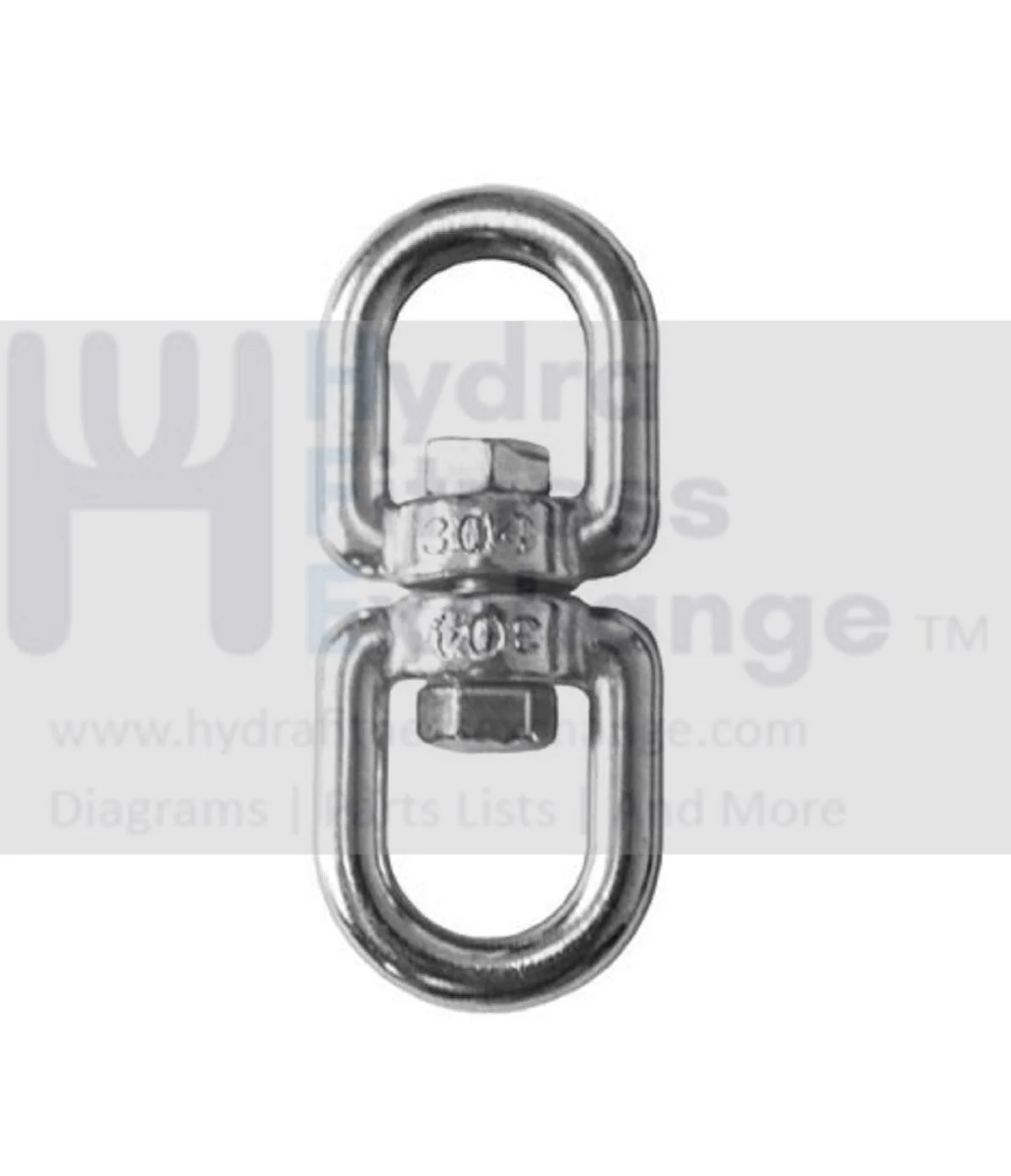 Steel Swivel Pivot Connector Size Diameter 8mm length 90mm Strength System - Image 2