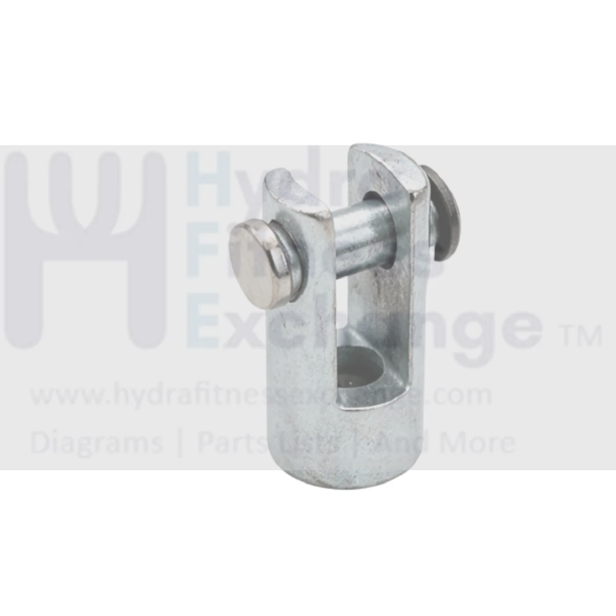 Strength System Cable Connector w Clevis Pin Clip 21x46mm 10mm ID Gym Cable