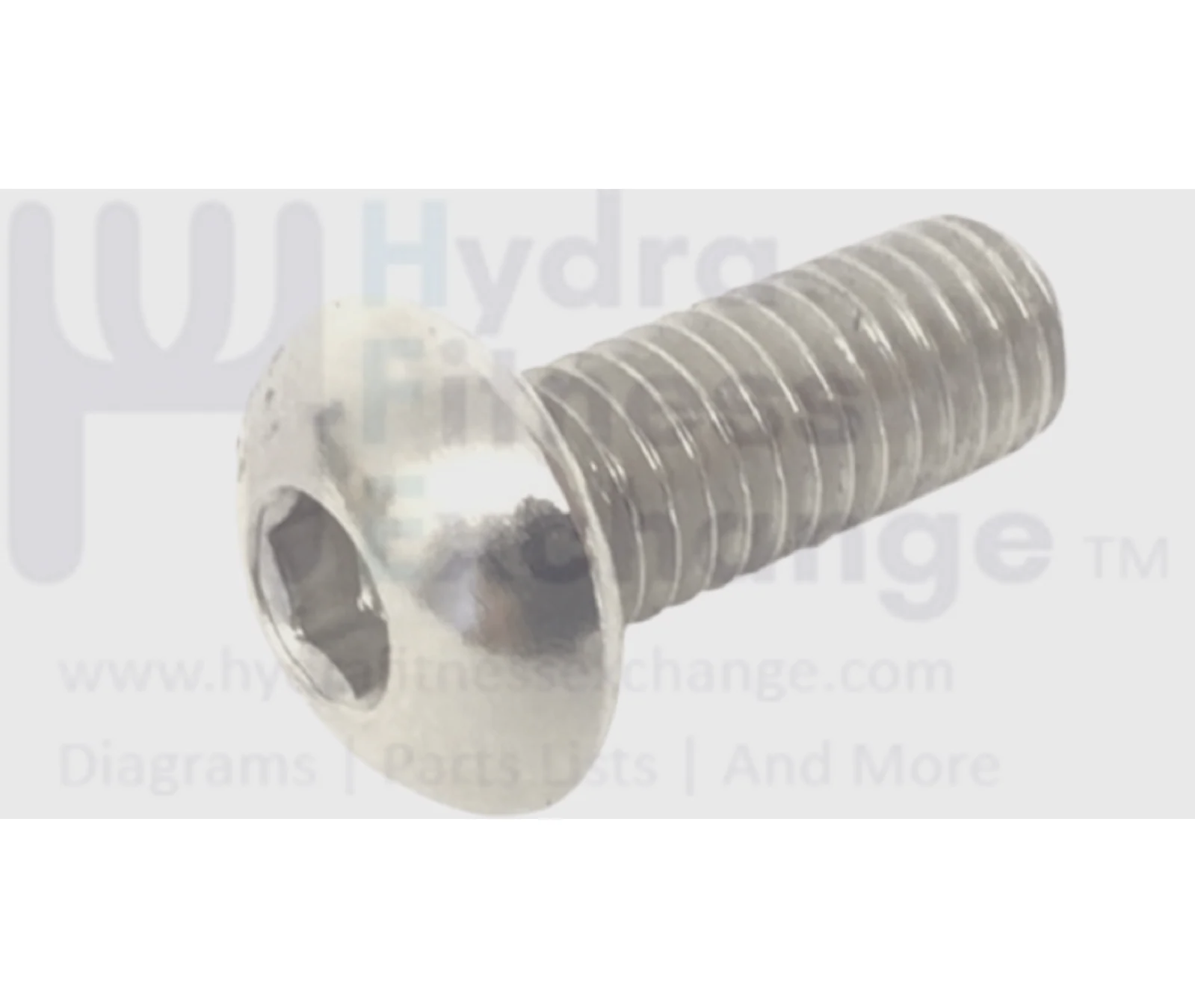 Sunny Health Fitness SF-3912 Elliptical Button Head Chrome Screw M8-1.25x20.0mm