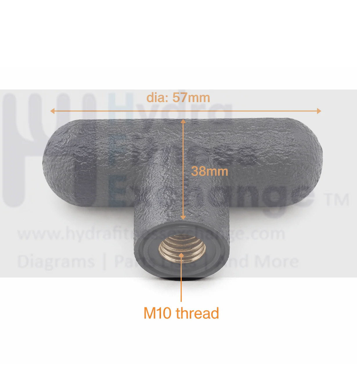 T Handle Pull Knob For Pop Pin 57mm W | 35mm L For Commercial & Home Gym - Image 3