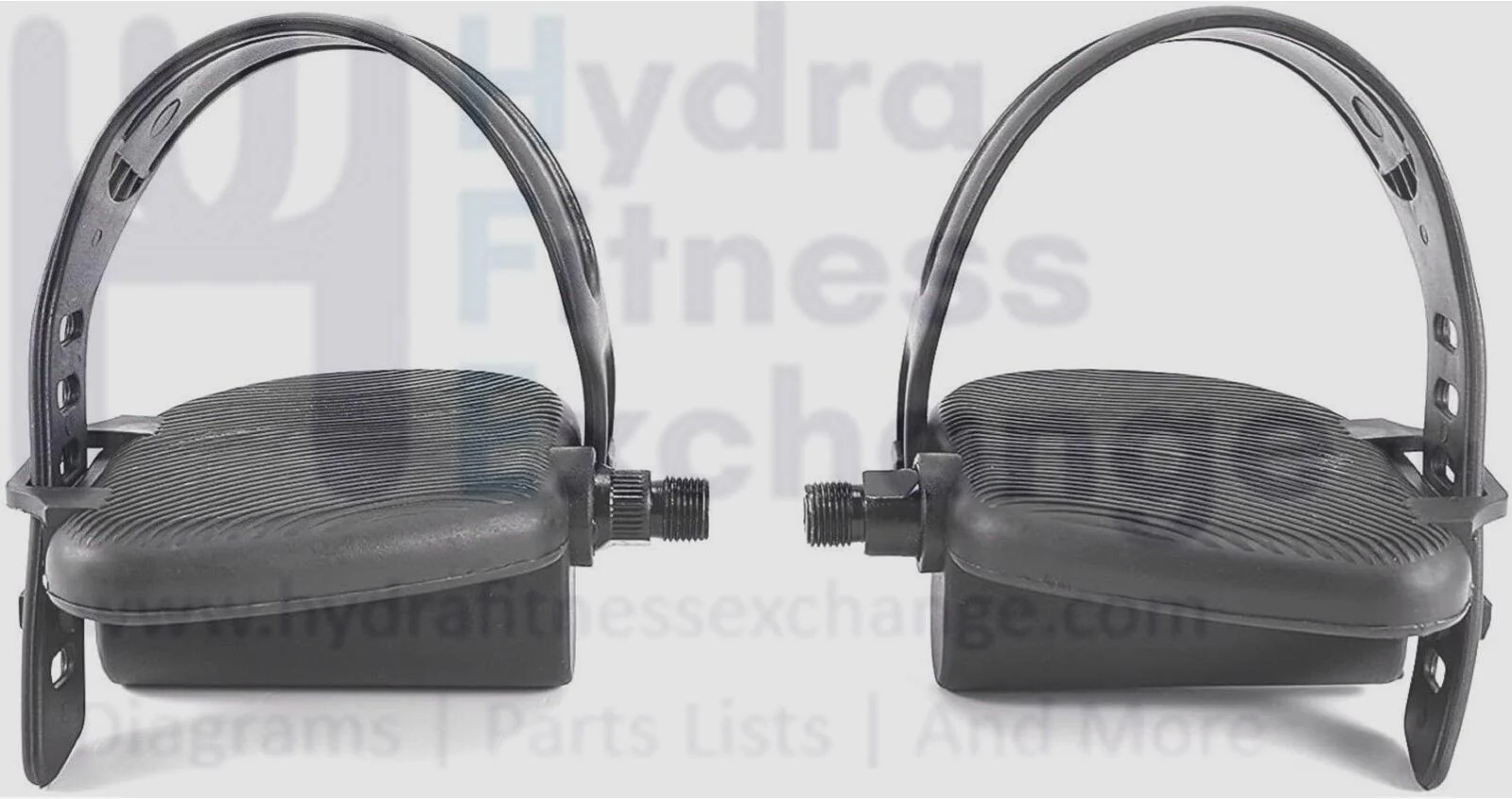 Technogym 700 Excite Recumbent Upright Bike Foot Pedal Pair Set