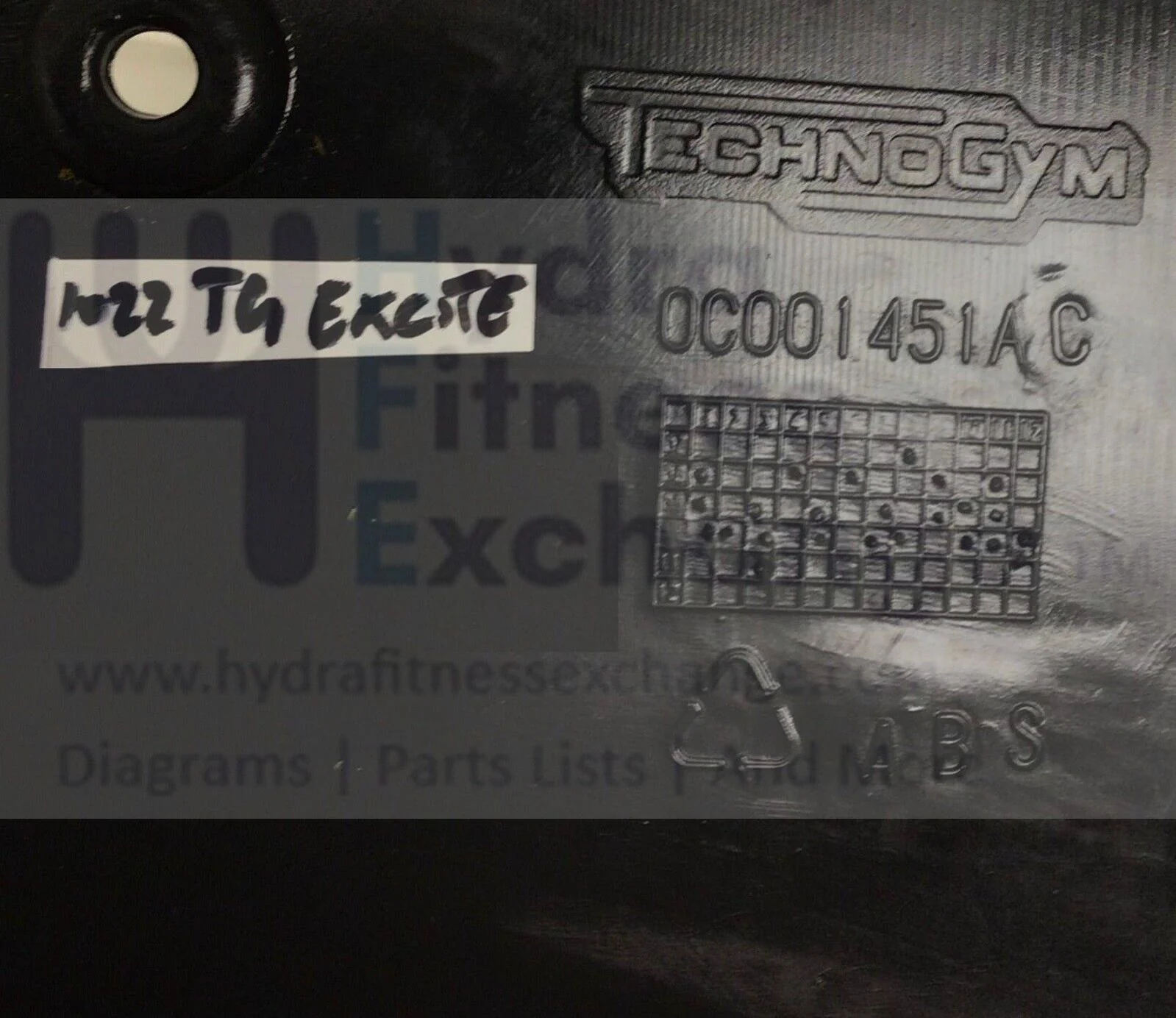 Technogym 700 Excite-Visio Recumbent Bike Handle Bar Cover 0C001514AB&0C001451AC - Image 4