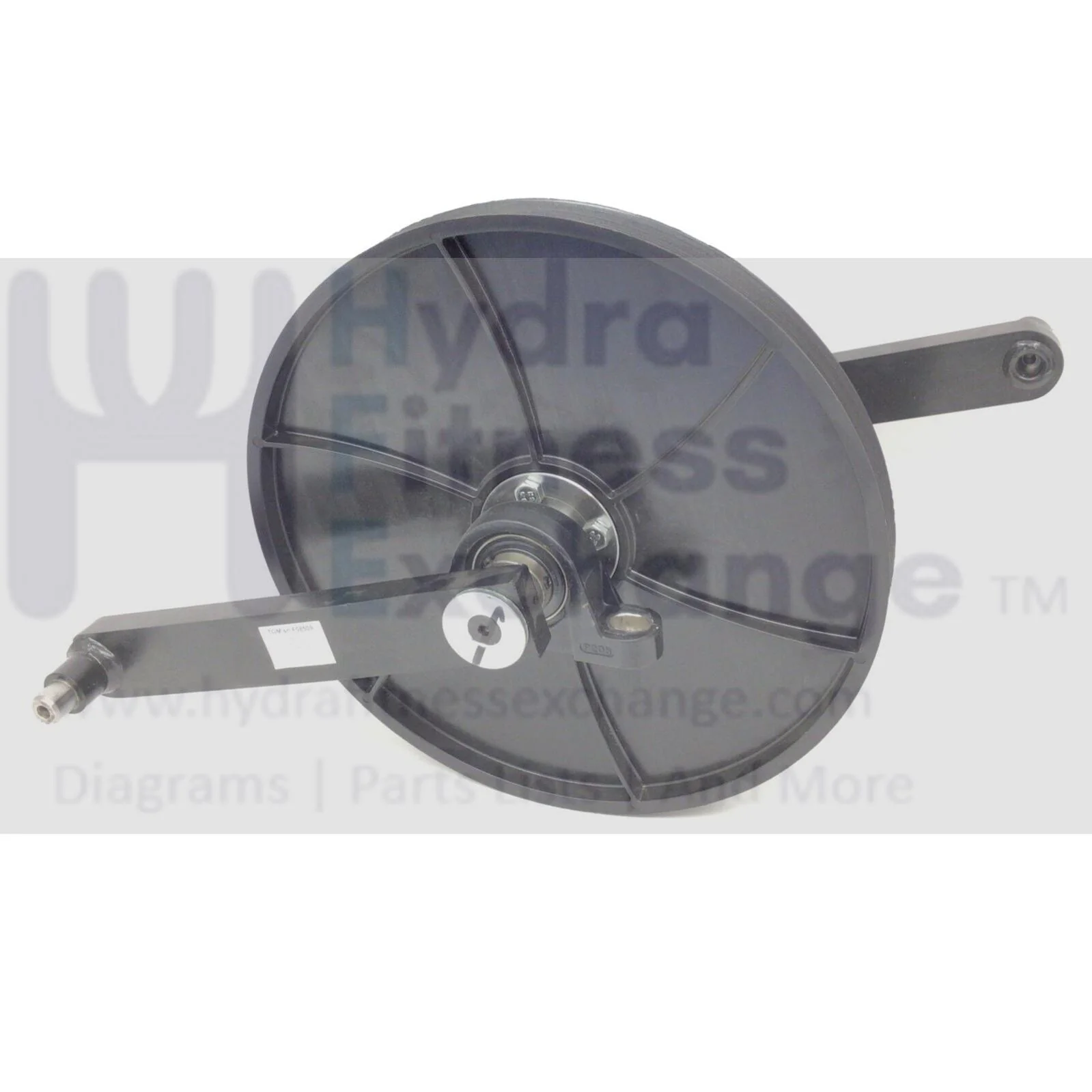 Technogym Elliptical Crank Arm with Pulley Assembly 0U000243AC