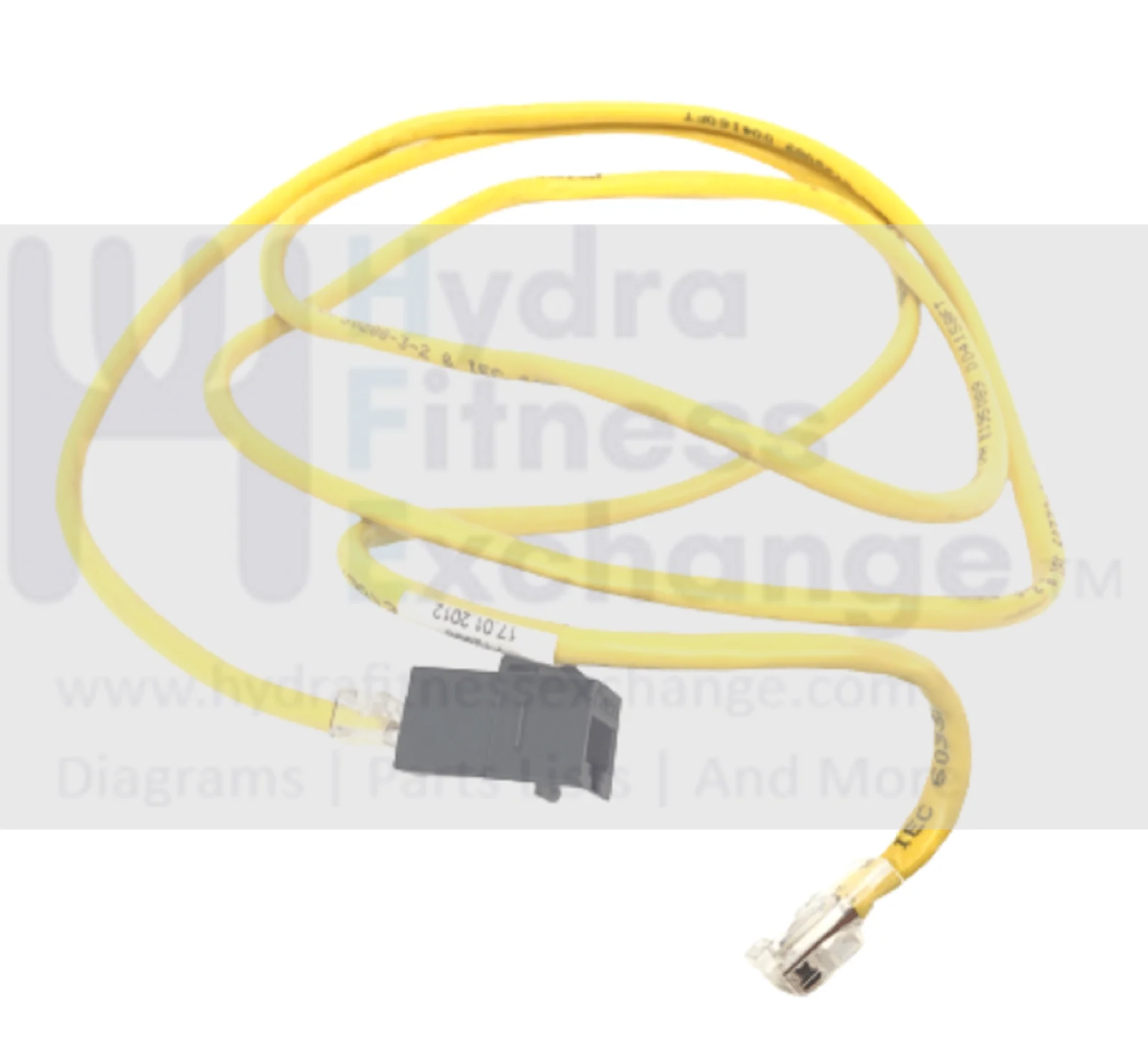 Technogym Excite 700 Recumbent Bike Yellow Wire Harness Set with Jack 0WCU0301AC