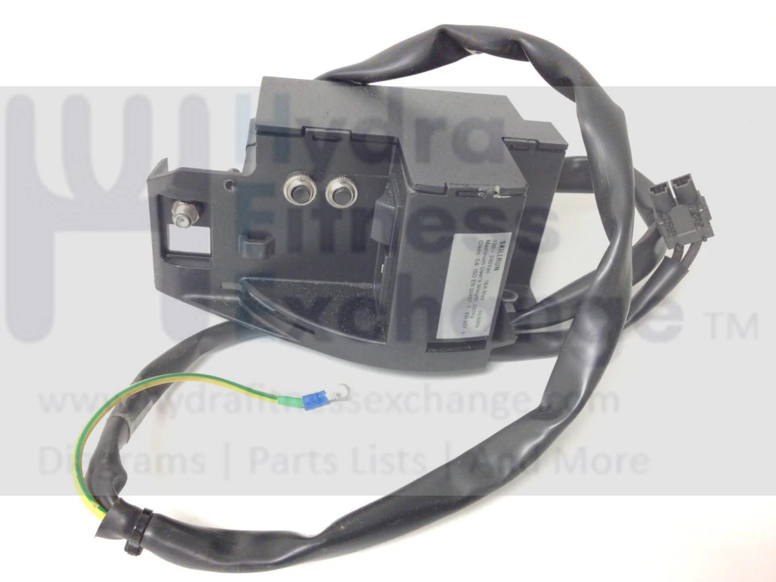 Technogym Treadmill Power Entry Supply Box Circuit Breaker Fuses Power Switch