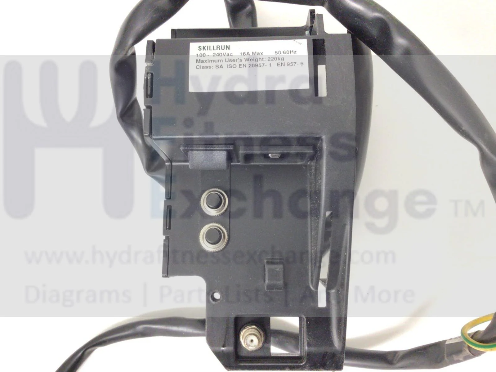 Technogym Treadmill Power Entry Supply Box Circuit Breaker Fuses Power Switch - Image 3