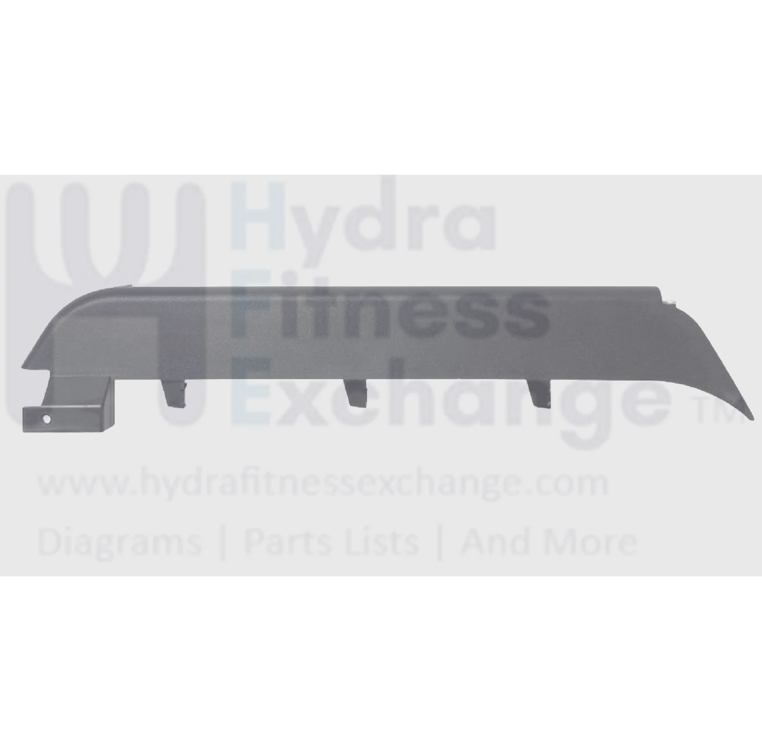 Technogym Treadmill Upper Cover Trim Black Replacement Part 340120 or 0C004328AA - Image 2