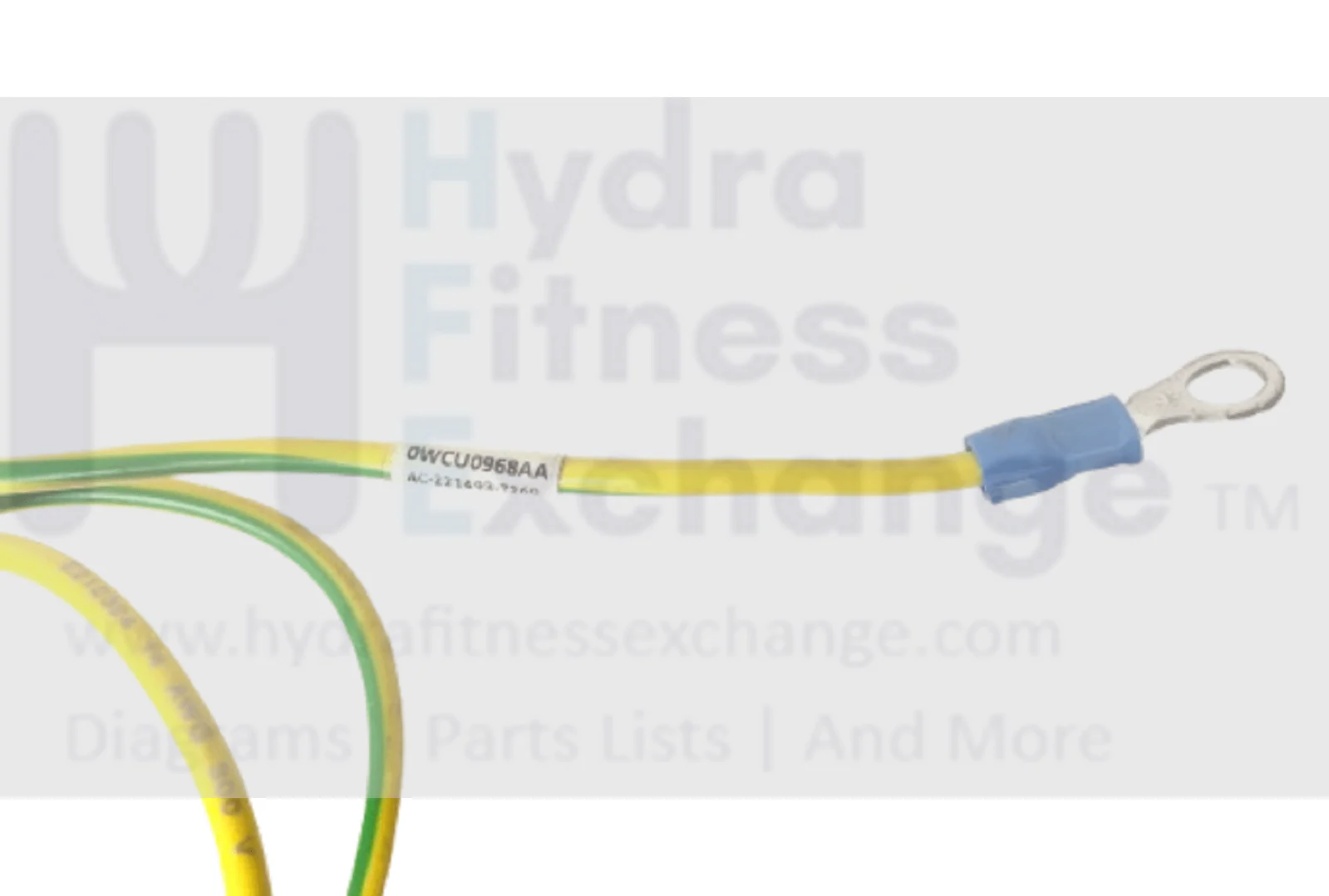 Technogym Treadmill Yellow Green Ground Cable 0WCU0968AA - Image 2