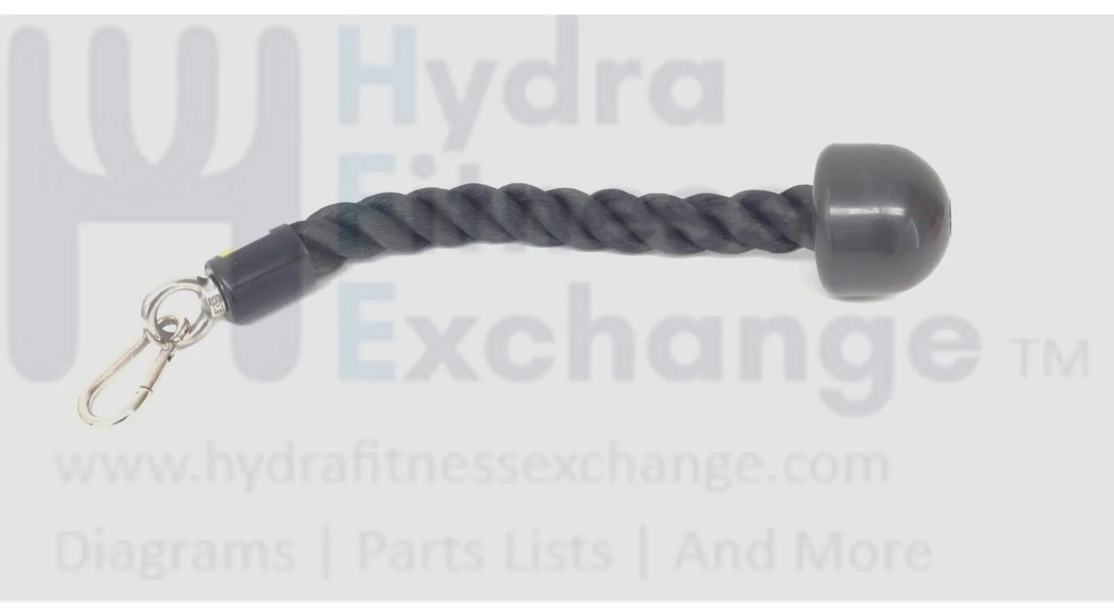 Total Gym Strength System Pull Down Single Rope with Snap Hook Torso Rotate