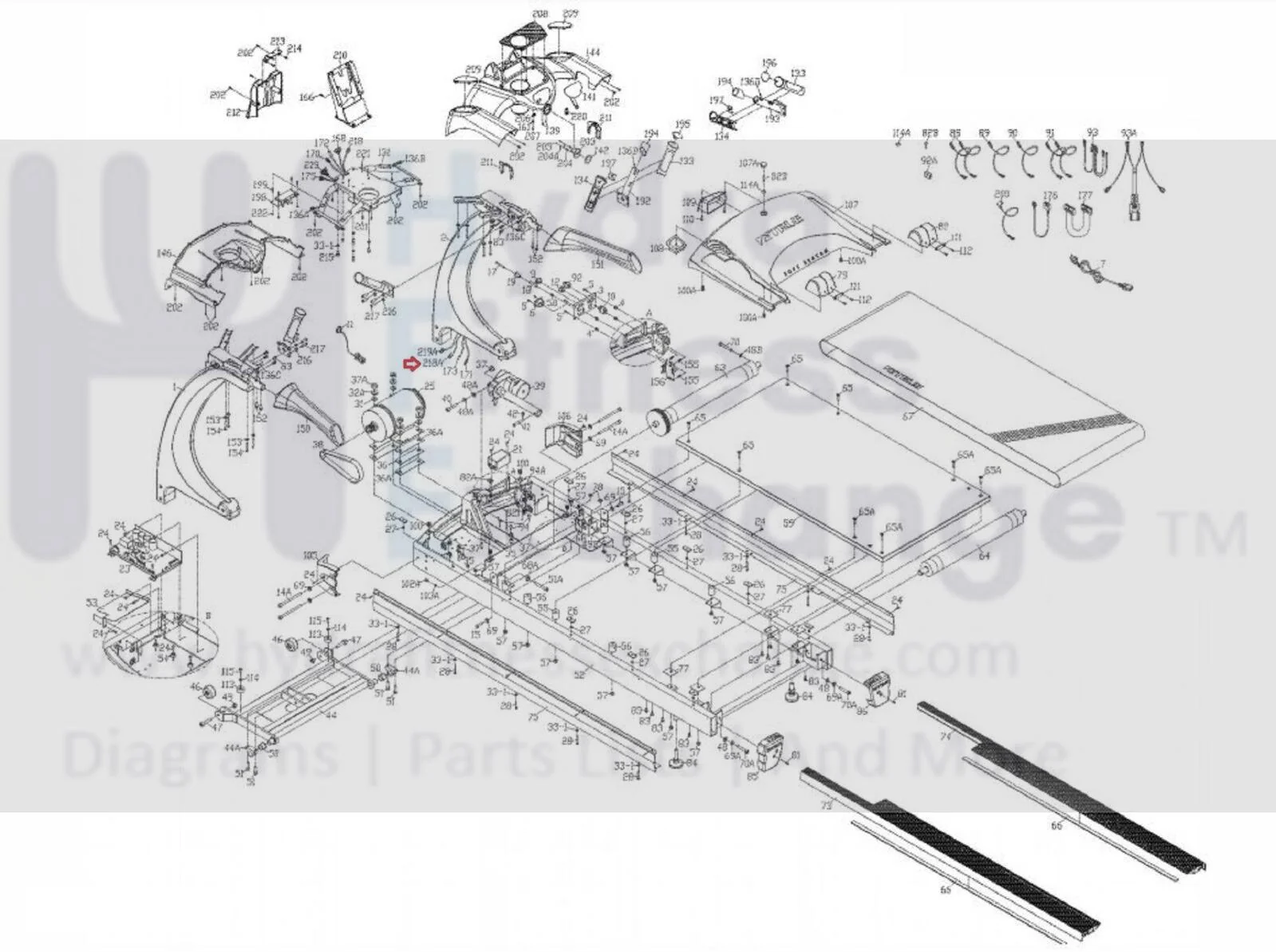 True Fitness CS650 -TCS650A Treadmill Bottom Network Cable MFR-XL-1052B 9TCS0014 - Image 2