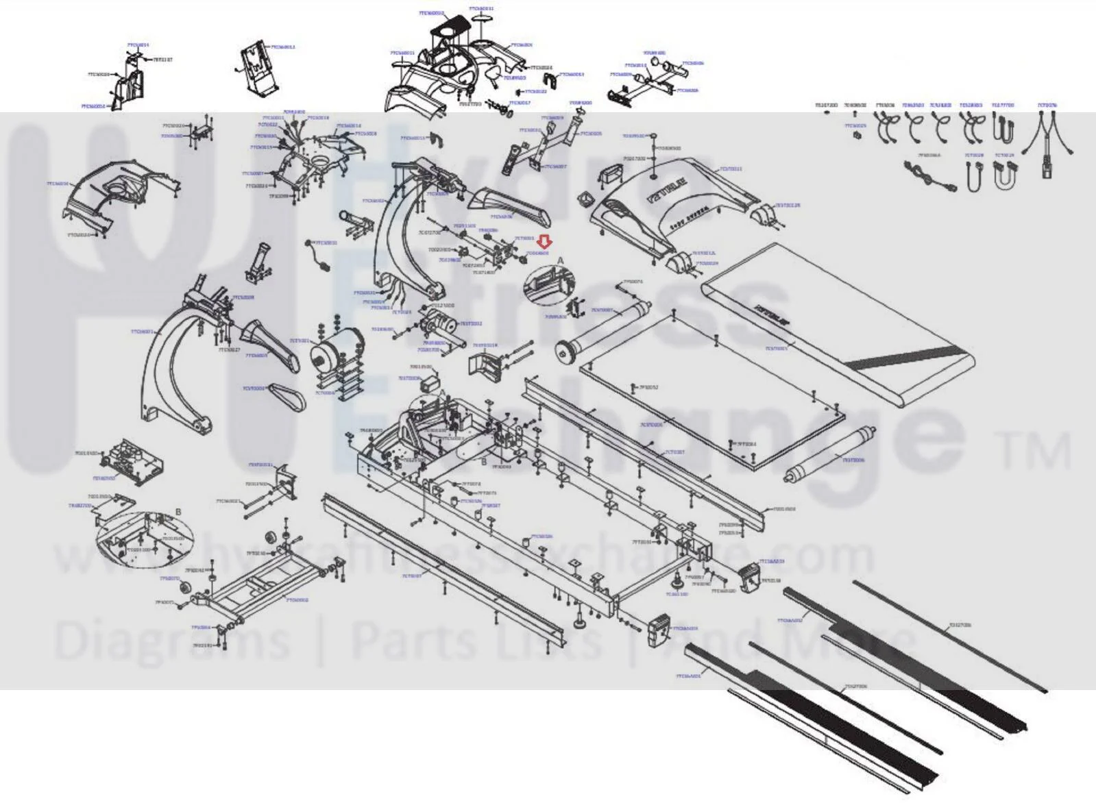 True Fitness CS650 - TCS650A Treadmill Circuit Breaker 20A 90348600 & 70348600 - Image 2