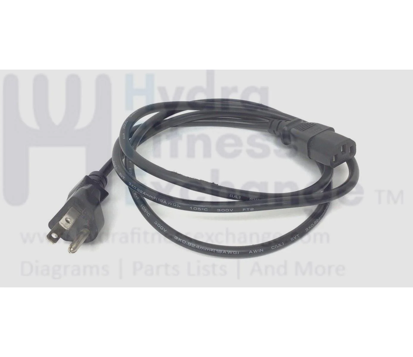 True Fitness Es900 Es700 Elliptical Power Cable 18AWG 9XPS0080