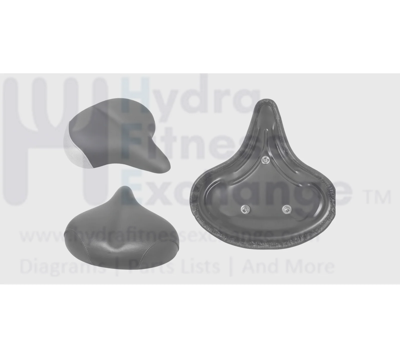 True Fitness Indoor Cycles Saddle Seat 3x M8 Screws Base L 320mm x W 295mm - Image 2