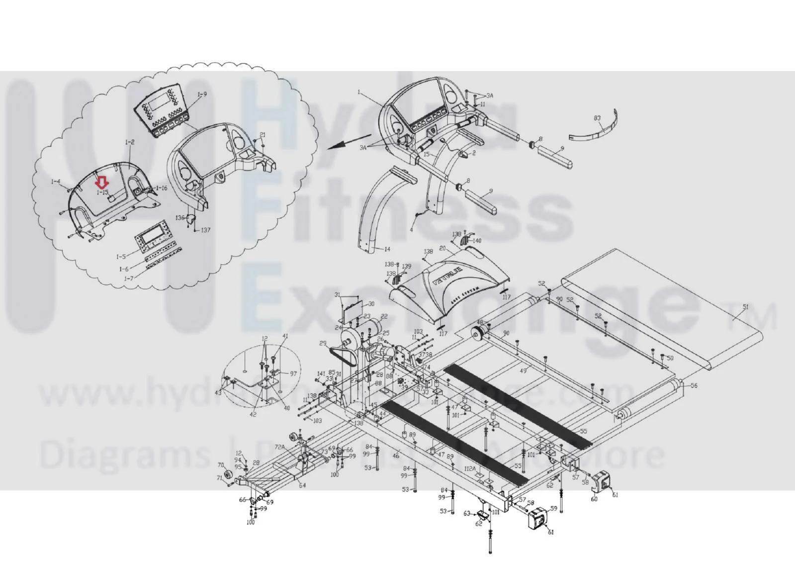 True Fitness PS100 CS200 TPS300-1 PS300 Treadmill Display Console Board 9PST301 - Image 2