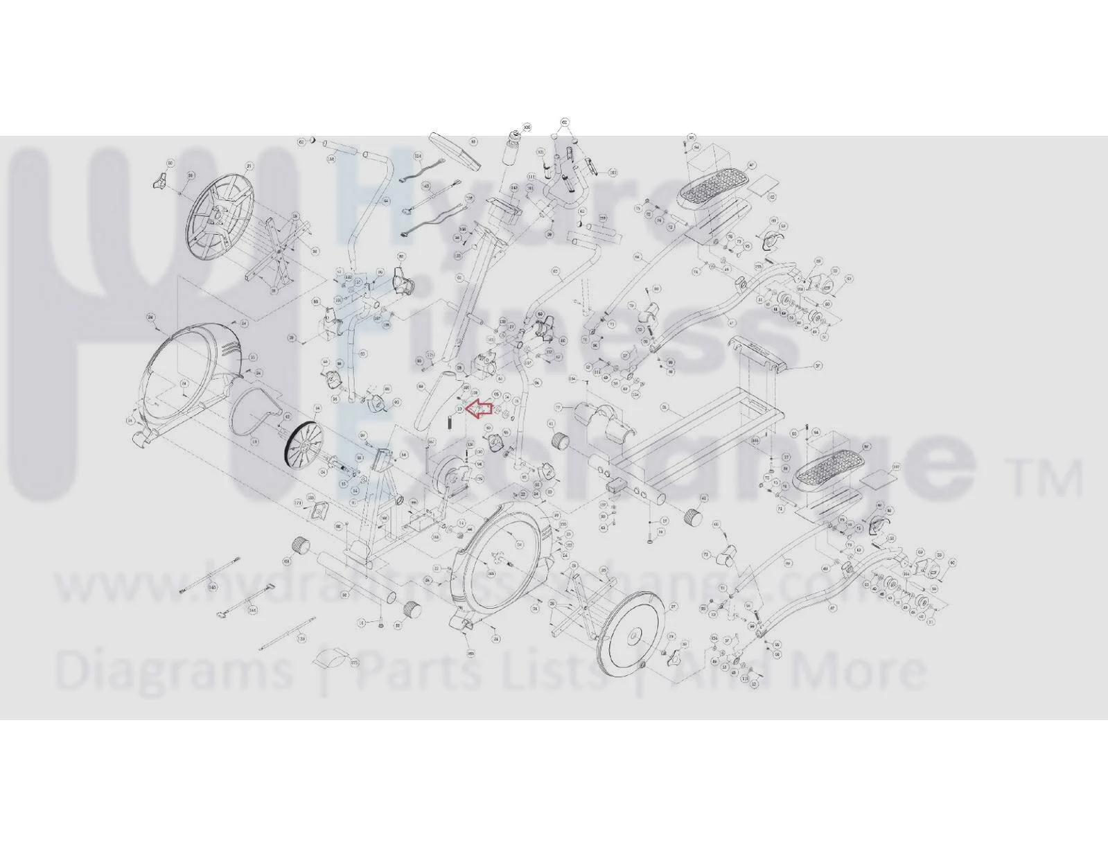 True Fitness PS100 - XPS100 16 Elliptical Pulley Tension Spring 9FE0013 - Image 2