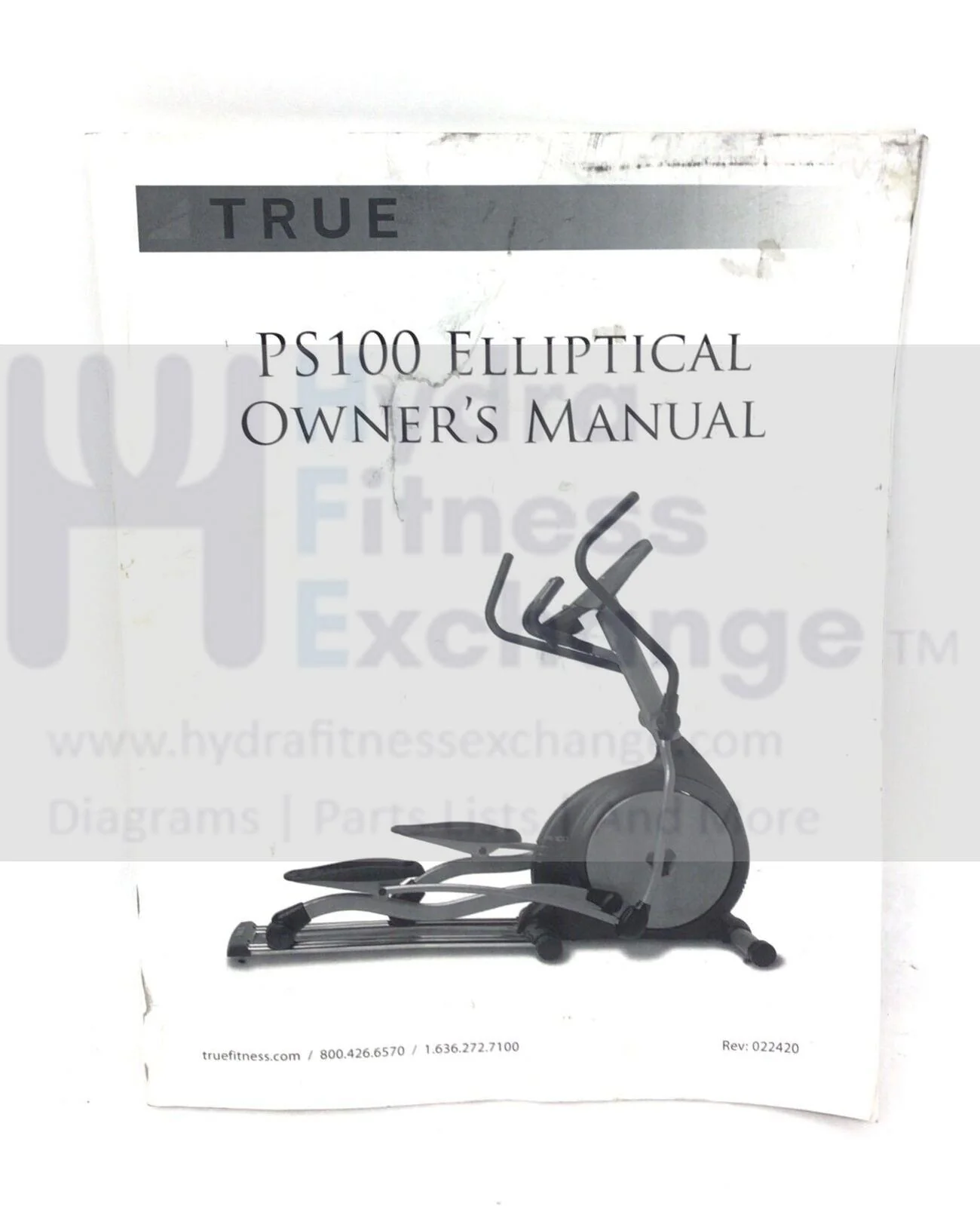 True Fitness PS100 XPS100 Elliptical Owners Manual 63-munl
