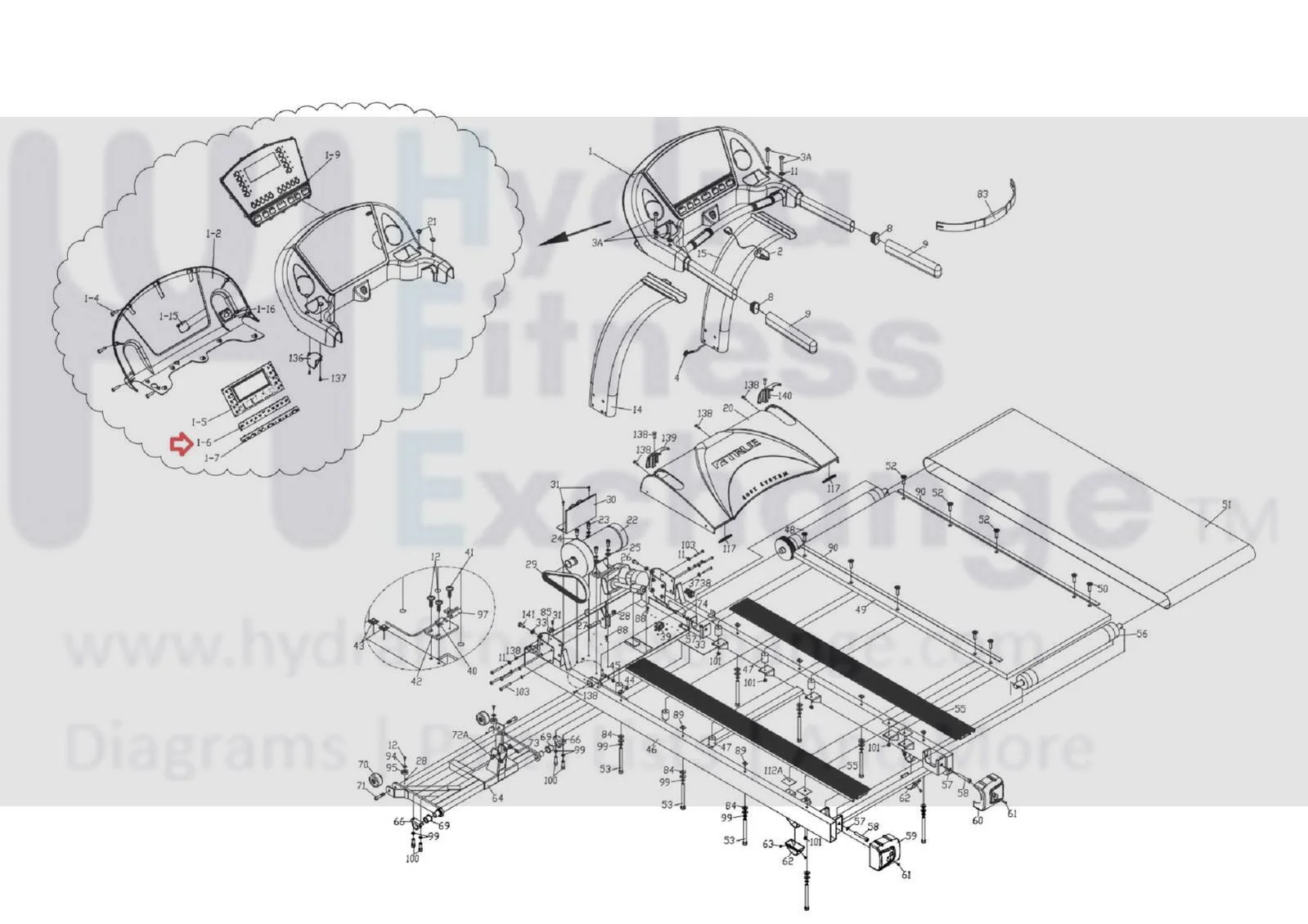 True Fitness Treadmill Board Number Keys 9PS1116 - Image 2