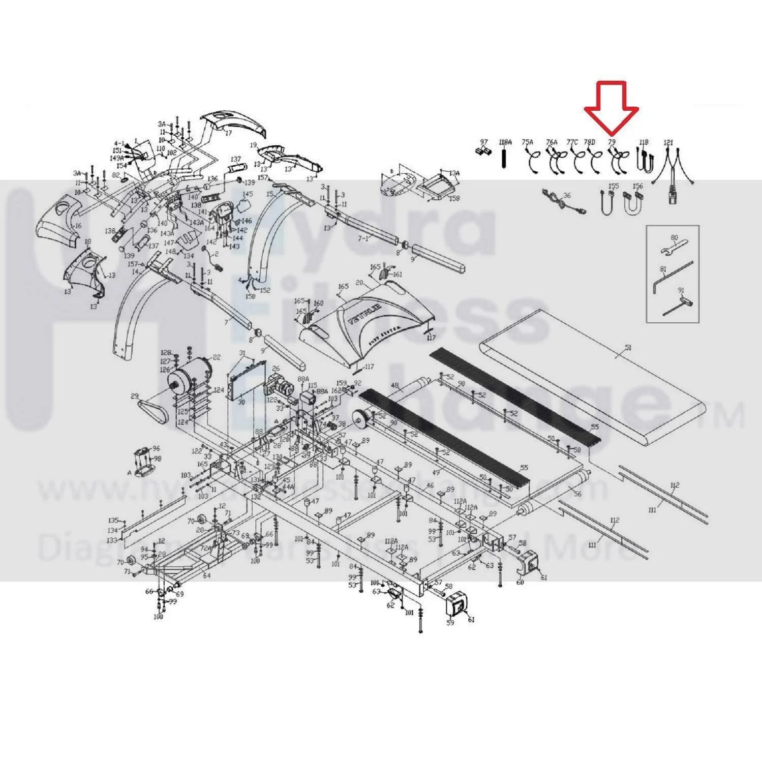 True Fitness Treadmill Green Ground Wire 14AWGx130x1T1R 9PS0079 - Image 2