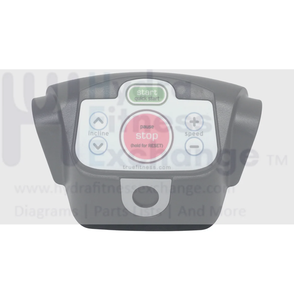 True Fitness Treadmill Keypad Cover for Center Pod Assembly 9CT0014A - Image 2