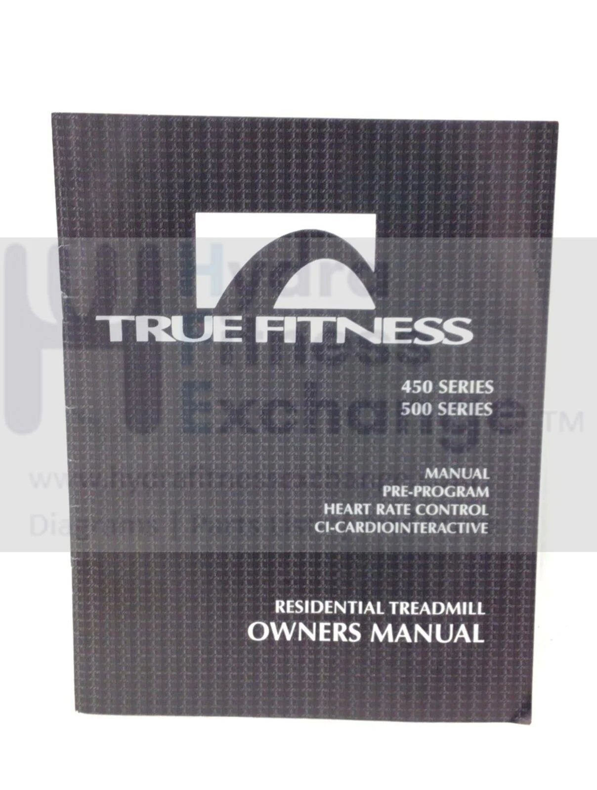 True Fitness Treadmill Owners Manual 00180300