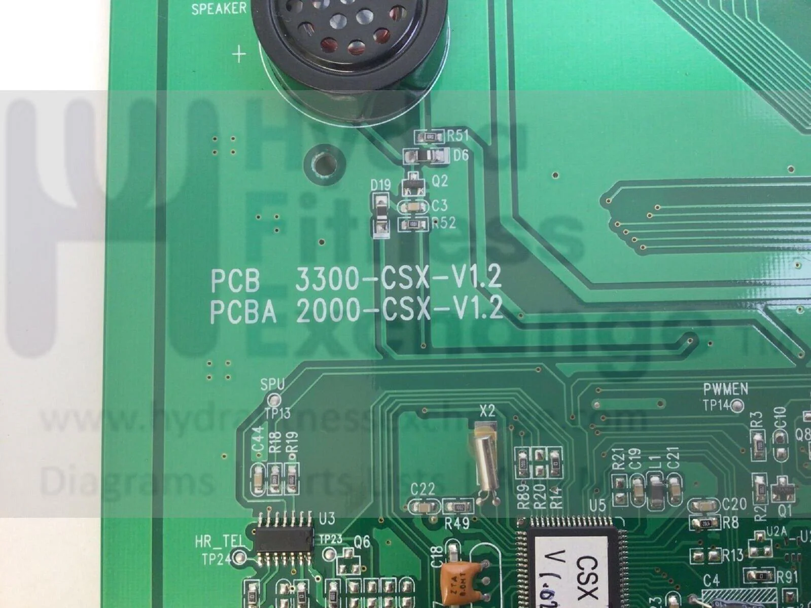 True Fitness XCSX CSX Elliptical Upper Display Console Board MFR-10F12RCL - Image 3