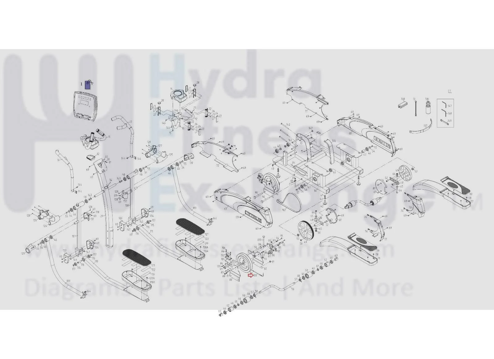 True Fitness XM50-19 XM50 X Trainer Elliptical Servo Motor Wire XM30/50 9XM0103 - Image 2