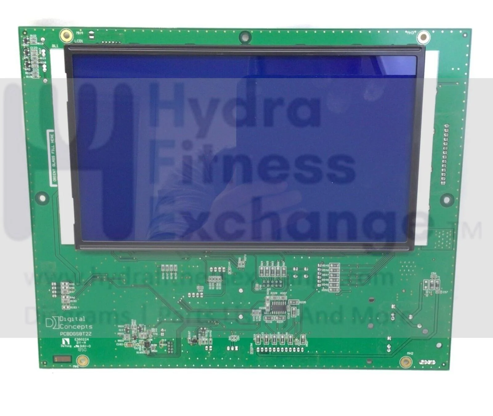 True Performance 100 Treadmill Display Console Board MFR-PCBDGS8T2Z asr-dgs8t-2k