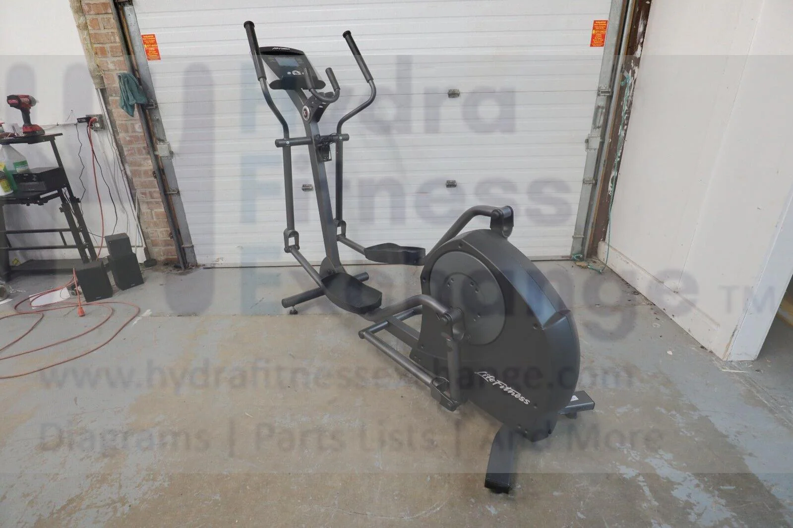 Used Life Fitness X1 w/ Basic Console Elliptical Crosstrainer For Home Gym