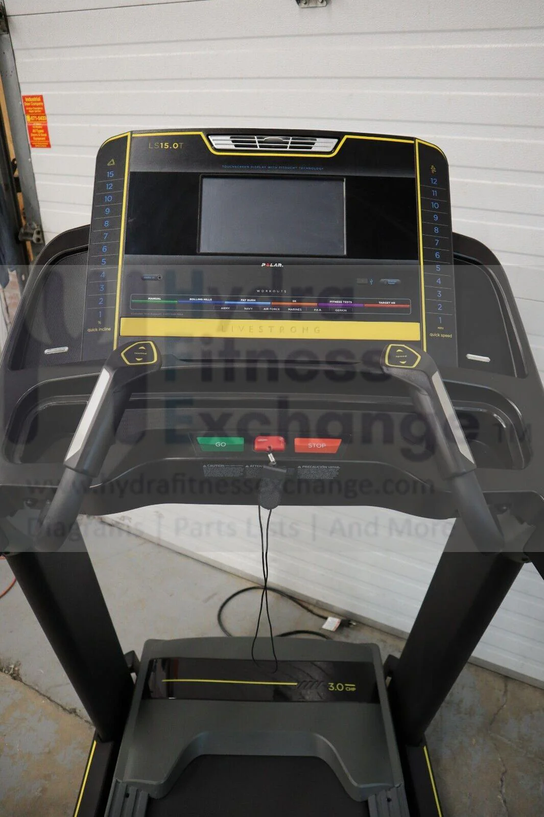 Used Livestrong LS15.0T LS15.OT-01 Folding Treadmill For Home Gym - Image 3