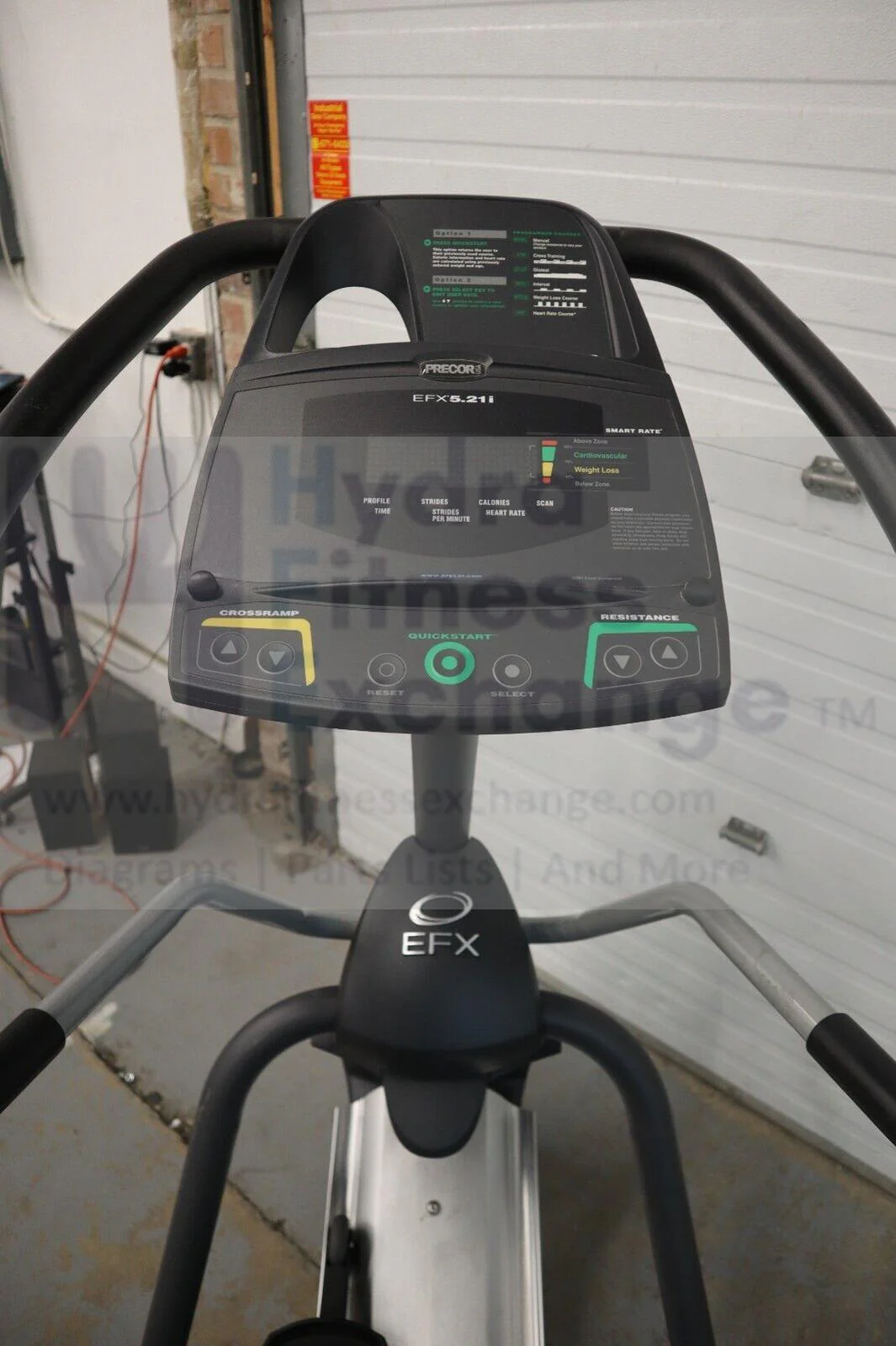 Used Precor EFX 5.2i Elliptical Crosstrainer For Home Gym  Adjustable Ramp! - Image 3