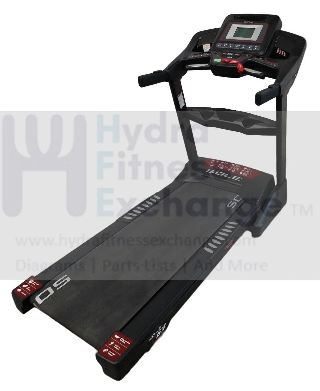 Used Sole F63 2016.3Q 563816 Folding Treadmill