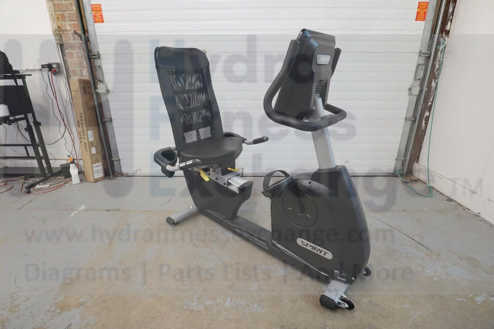 Used Spirit Fitness XBR55 Recumbent Stationary Bike Cycle  For Home Gym