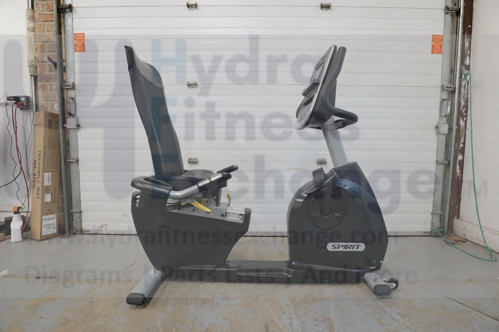Used Spirit Fitness XBR55 Recumbent Stationary Bike Cycle  For Home Gym - Image 3