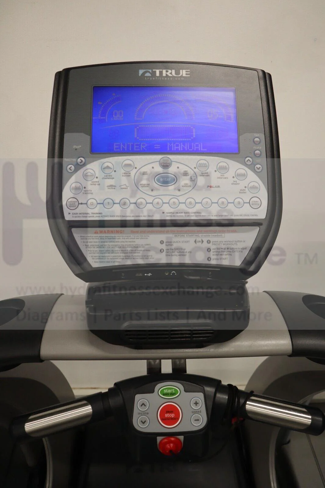 Used True Fitness CS800 TCS800 Commercial Series Treadmill For Home Gym - Image 2
