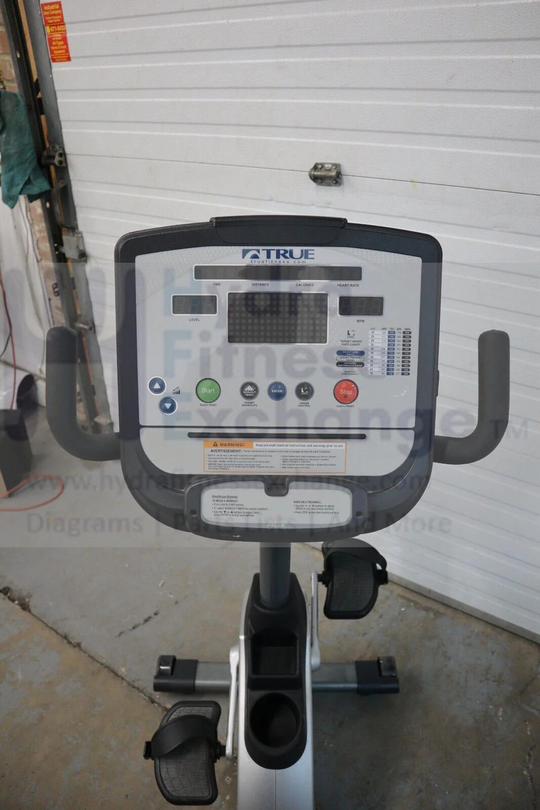 Used True Fitness CS900 - RCS900 Commercial Series Recumbent Bike For Home Gym - Image 3