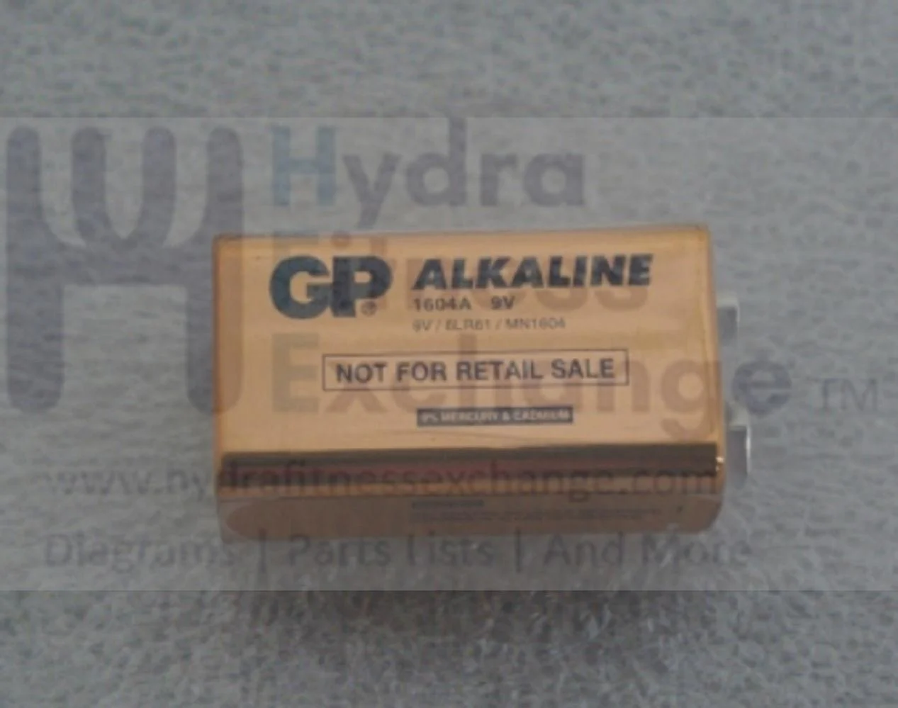 Vision Fitness Elliptical Alkaline Battery 9V 001984-00 GP Super - Image 2