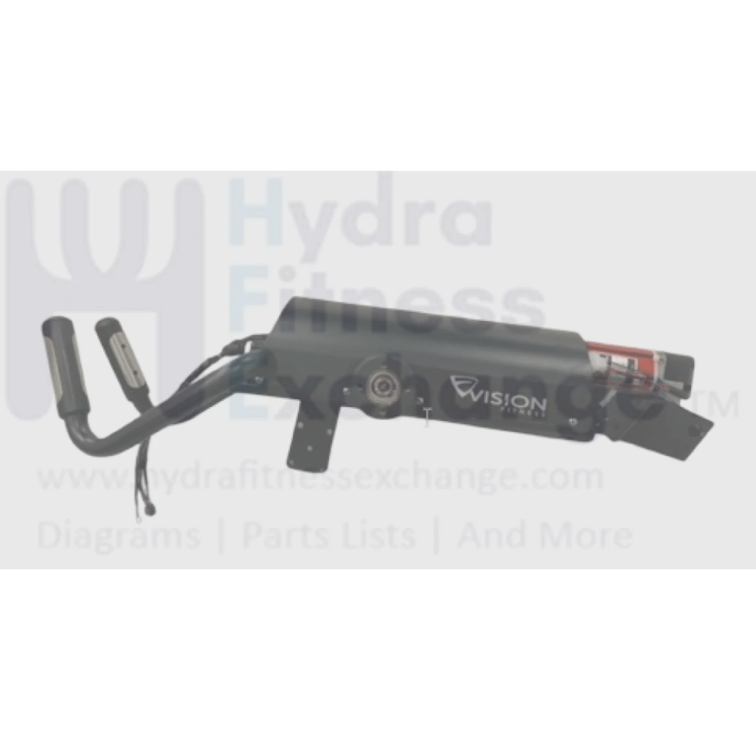 Vision Fitness Elliptical Black Console Mast Set 1000449061