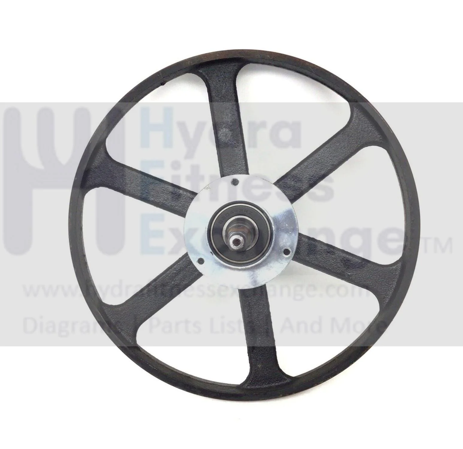 Used Vision Fitness Elliptical Crank Axle Drive Set with Flywheel 1000204086