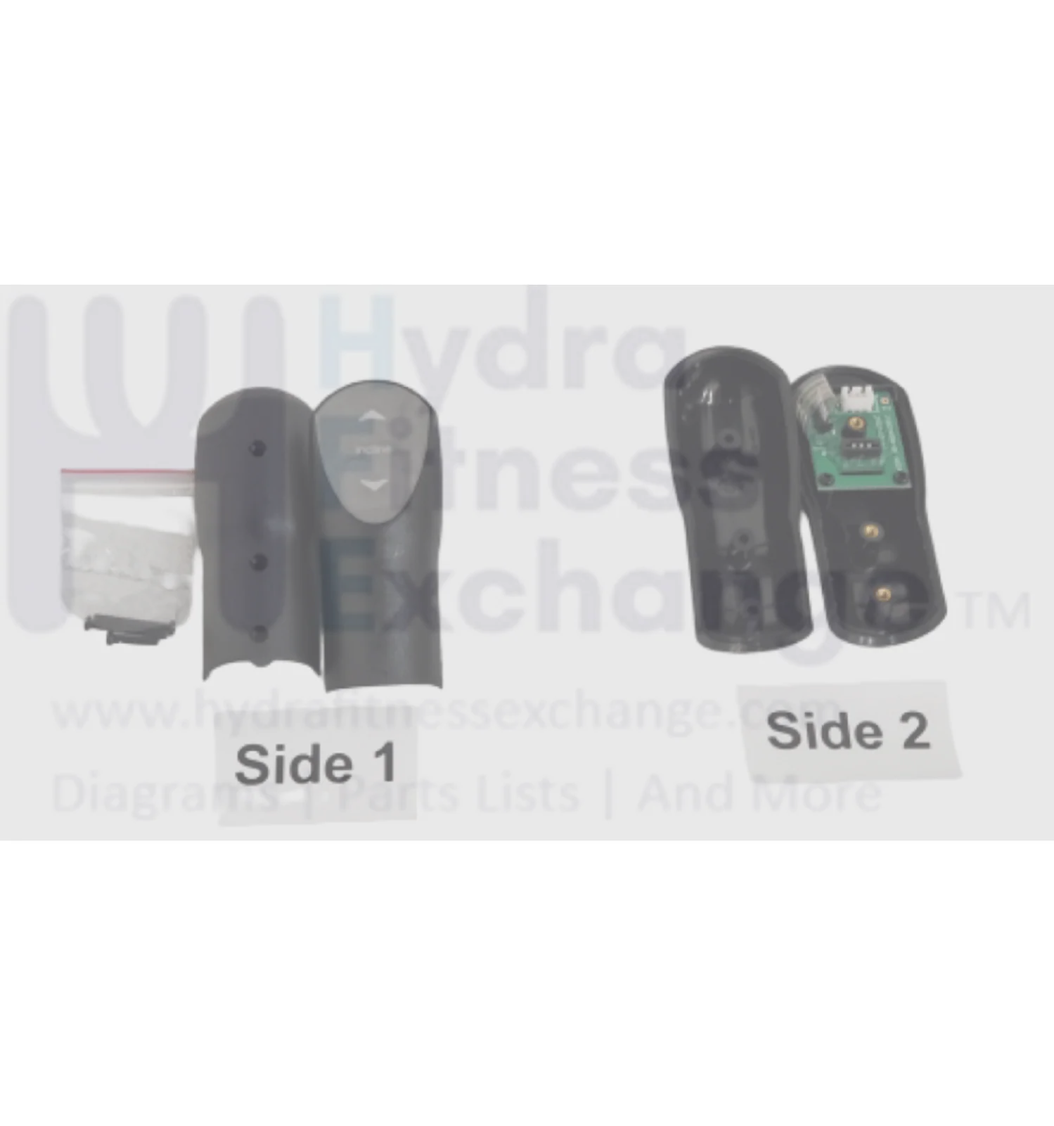 Vision Fitness Elliptical Left Quickly Key Hand Pulse Set 1000441213